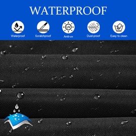 vchin Portable Grill Cover for Weber 9010001 Traveler, Replace for Weber 7030 Grill Cover, Heavy Duty Waterproof 600D PVC Fabric, Easy to Use & Clean…