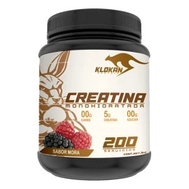Creatina Monohidratada 1kg Klokan 200 Servicios Sabores                                                                                               