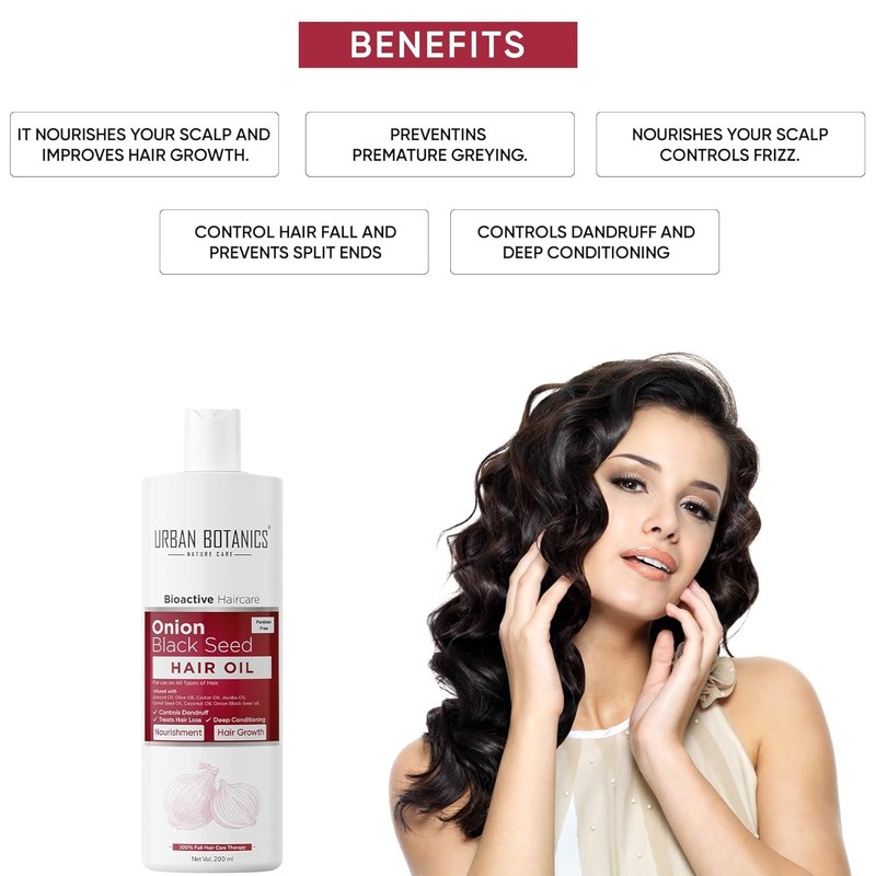 Generic Onion Hair Oil for Hair Growth - With Black