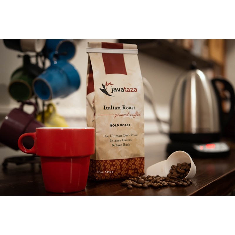 Italian Roast Coffee -12 oz Fairly Traded, Naturally Shade Grown