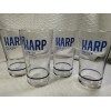 Harp Set of 4 Vintage HARP premium Irish Lager beer