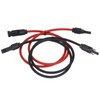 2Pcs Solar Panel Extension Cable 10AWG 6mm² Solar Extension Cable