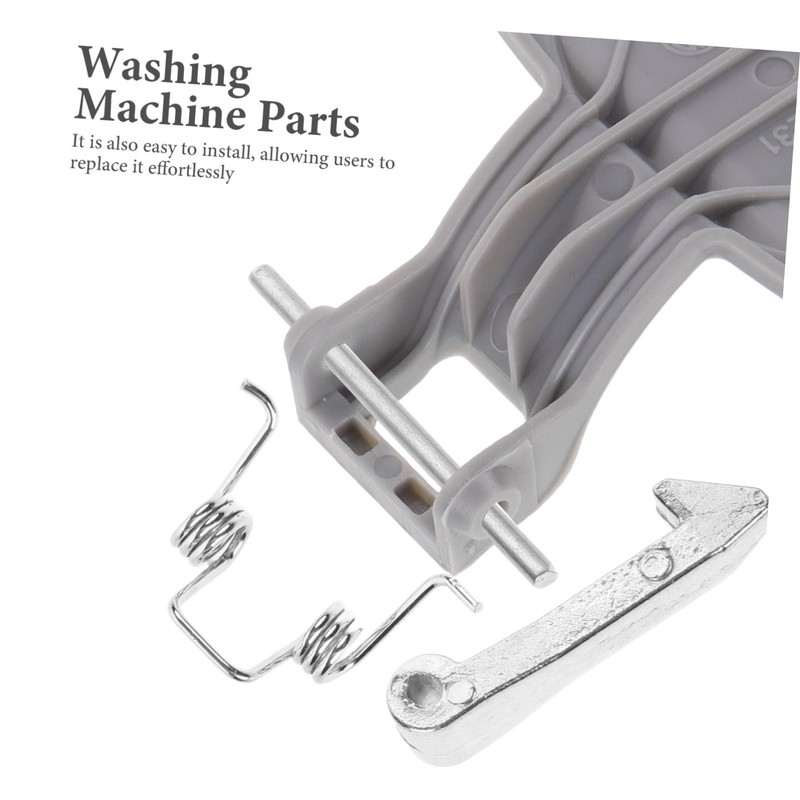 WHAMVOX Washing Machine Door Lock Accessory Black Door Handles Replacement