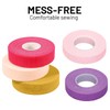 5 Pcs Moldable Thimble Tape for Hand Sewing, Latex-Free Finger