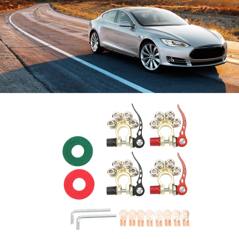 Battery Terminal Connectors 4 Post Stable Connection Strong Electrical Conductivity