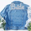 SOYCEV Bride Iron on Patches White Bride Letter Patches Bride