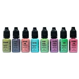 Radiant Colors Pastel Tattoo Ink Set 1/2oz Bottles Kit Pigment Made in USA