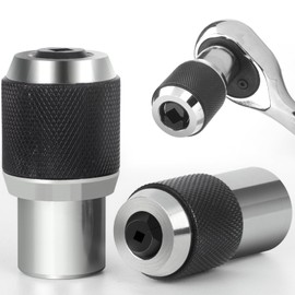 MABLEVI Tap Socket Set, 2 PCS Adjustable Tap Extractor Tool for Taps,Reamers,Screw Extractors