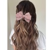 Sttiafay Large Hair Bow Clip Pink Fabric Bow Hair Barrette
