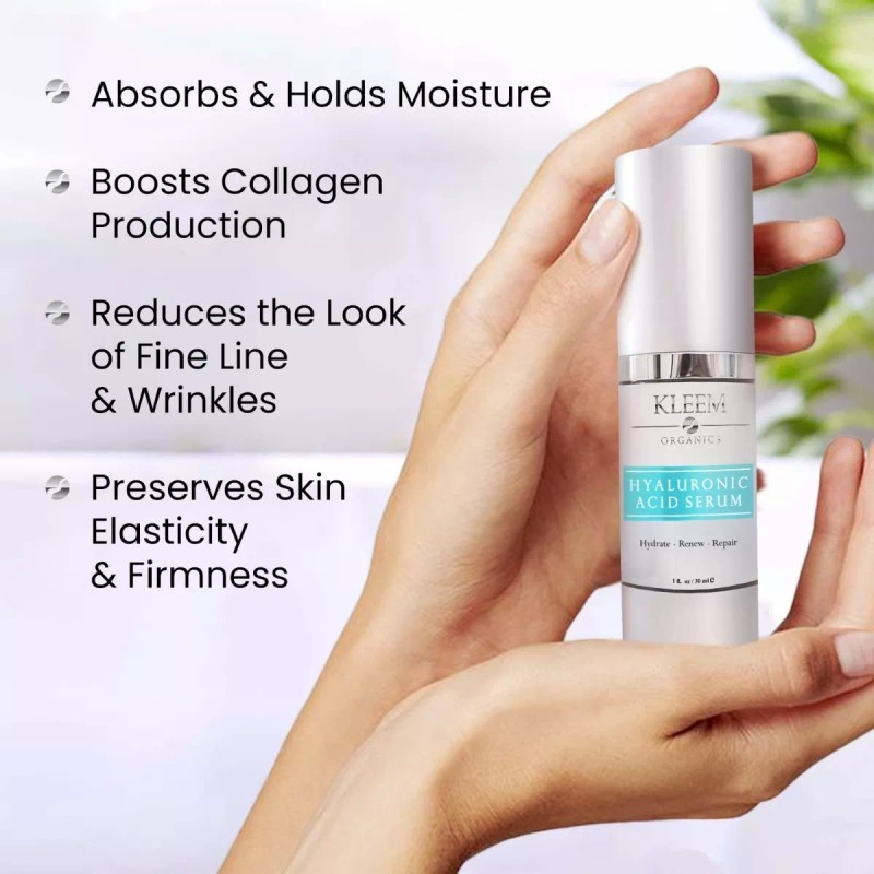 Kleem Suero Hialurónico Rostro Vitamina C Y E + Té