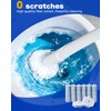 60 Pack Toilet Wand Refills Compatible with Clorox Toilet Brushes,
