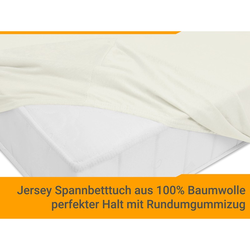 Jersey Fitted Sheet 100% Cotton - Available in 22 Colours