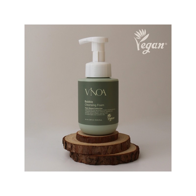 (2ea) Vinoa Bubble Vegan Cleansing Foam 300ml / Low-irritation foam
