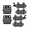 MooLang Front and Rear Brake Pads for Yamaha YFZ450 YFZ