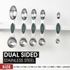 Spring Chef Magnetic Measuring Spoons Set, Dual Sided, Stainless Steel,