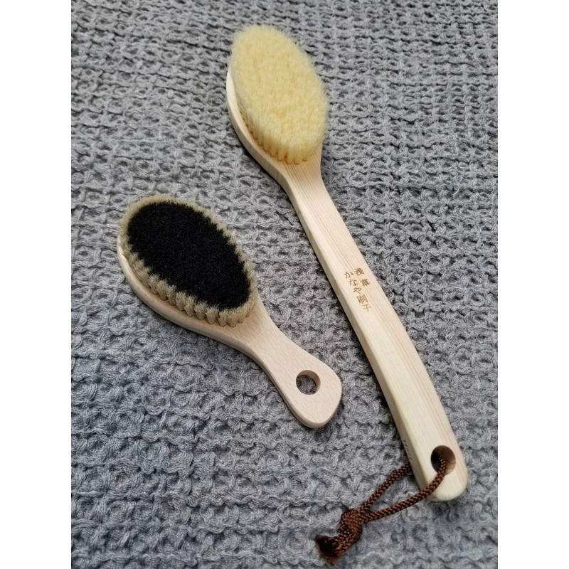 Japanese Body Brush for Bath or Dry Brushing, Exfoliation, Cellulite