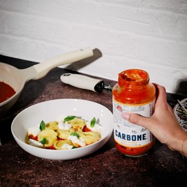 Carbone Four Cheese Pasta Sauce | Tomato Sauce Made with Fresh & All-Natural Ingredients | Gluten Free, Low Carb Pasta Sauce, 24 Fl Oz (Pack of 4)