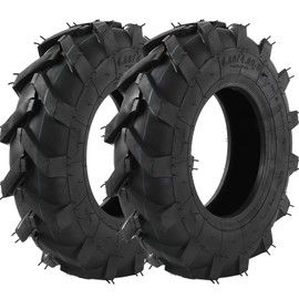 AR-PRO (2-Pack) 4.80/4.00-8 Tubeless Tires – 4PR 16-Inch Tractor Tread Replacement Tires for Lawn Mower, Garden Tractor, Tiller, Cart, Wheelbarrow, Golf Cart, Utility Trailer