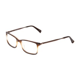 Calabria Ernest 4679 Square Reading Glasses +0.00 Brown Honey Clear Gradient Mist Men Women