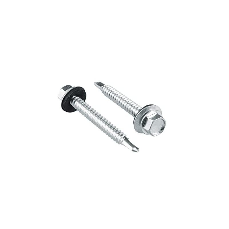 Surtek PHR14112 Pija con cabeza hexagonal, con rondana y punta