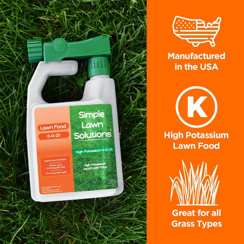 Simple Lawn Solutions - High Potassium Lawn Food Liquid Fertilizer