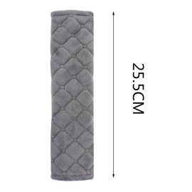 Seat Belt Pad Car Seat Belt Shoulder Pads, 4 Pieces Seat Belt Pad Velvet Surface, Cover Shoulder Strap Pad for Car, for Adults, Children (4 Pieces Grey)