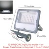 QUANS 4-Pack 20W Cool White Lensed Low Voltage LED Landscape