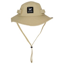Surf Monkey Safari Hat with Removable Cord Upf50 Waterproof Recycled Size S/M and L/XL, beige, L-XL