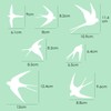 Swallow Window Stickers, Bird Strike Prevention, Collision Proof Window Stickers,