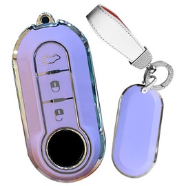 TECART Flip Key Car Key Case Cover Fits Buick Envision S Plus GL8 Fits Chevy Suburban for GMC Yukon Protective Case Key Cover Accessories Car Key with 6 Buttons Black B