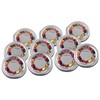 Leifheit Confiture Glass Replacement Lid, 10 Pieces, Metal, 36402
