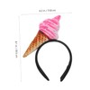 VICASKY Womens Ice Cream Headband Cute Decorative Hair Band for
