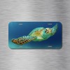 Amel Sea Turtle License Plate Front Black Auto Tag Plate
