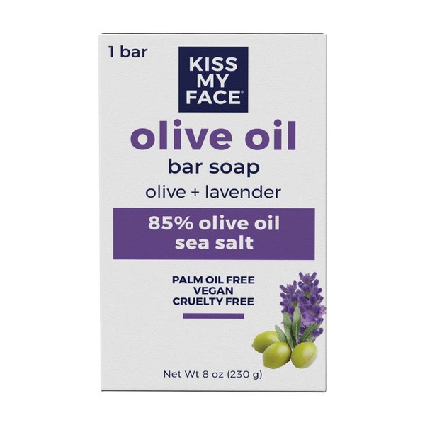Kiss My Face Olive Oil & Lavender Bar Soap 8 oz