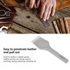 Leather Pricking Iron Round Cutting Mirror Polished High Speed Steel