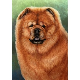 Poster Foundry Set of 3 - Chow Chow Dog by Tamara Burnett Box of 10 Blank Note Cards 4x5