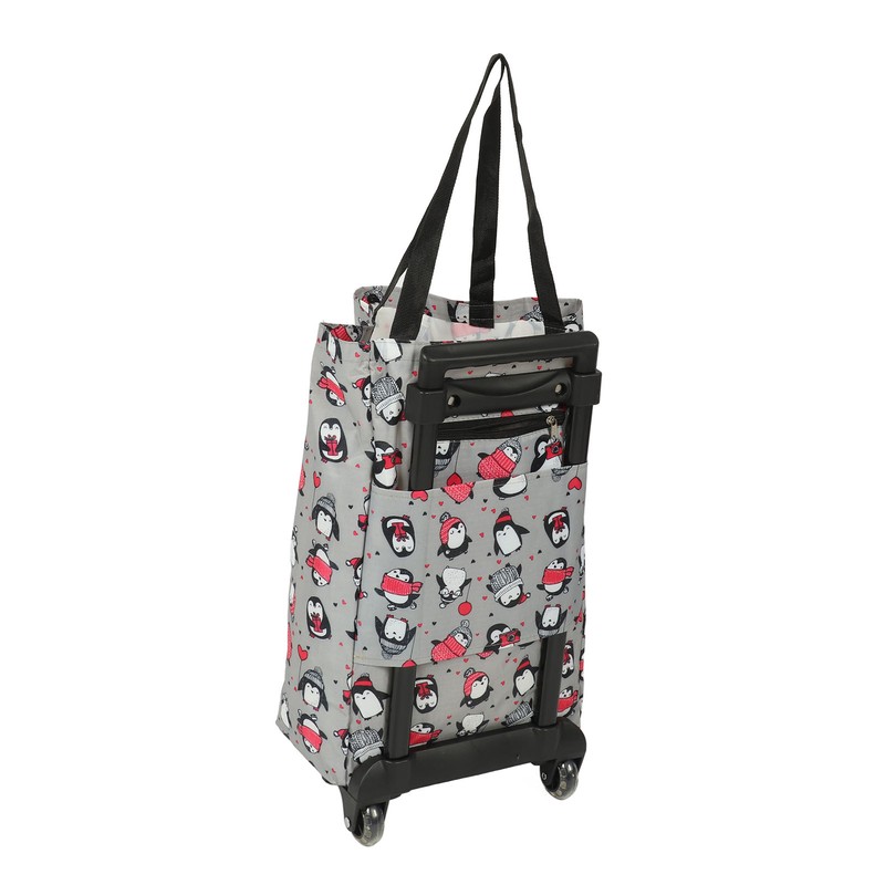 Household Portable Foldable Shopping Cart Utility Grocery Cart Large Elderly
