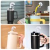 DC,CLISENCE 2PCS Anti Wrinkle Straw Cover, Food Grade Silicone Straw