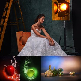 Create idea 14 Sheets Correction Gel Light Filters Colored Overlays Transparency Color Film for Film Video Strobe Photo Studio Theater Stage Light Effects 7 Colors 29.7x21cm