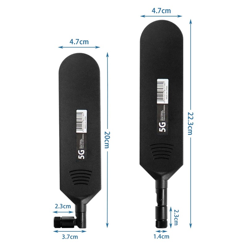 POBADY 4G LTE Antena SMA Conector Macho 42dBi 4G/5G Antena