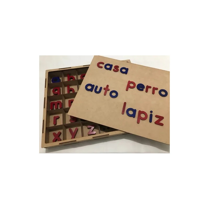 Alfabeto Móvil Montessori Letras