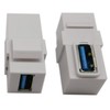 USB 3.0 Keystone Jack Inserts, zdyCGTime (2-Pack)90 Degree Right Angled