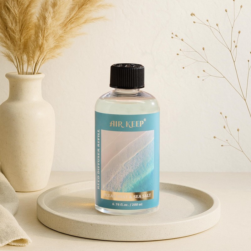 Airkeep Reed Diffuser Oil Refill with Diffuser Sticks, 6.76 Fl