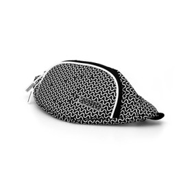 1buy3 MOVEBAG Stylish Bum Bag for Men and Women Unisex | Waves Black | 29 Designs | Can also be used as a Shoulder Bag or Running Bag