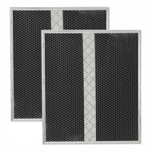 Broan-NuTone HPF30 Replacement Charcoal Filter (XC) for Dual Filter Ductless Range Hoods, Carbon Air Filter, Set of 2