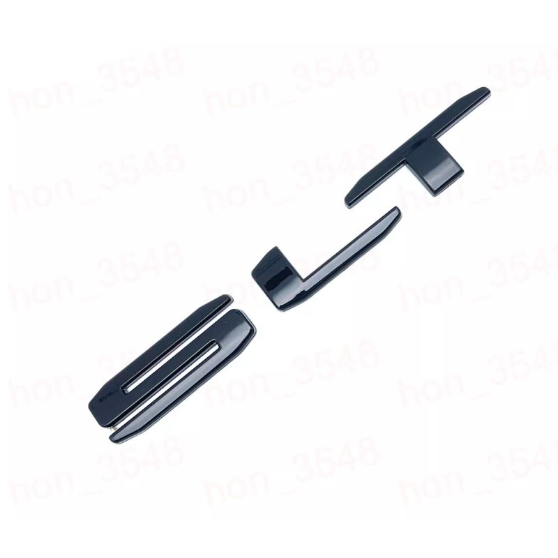 GMC Gloss Black Door Rear SLT Yukon Emblems Letters 2021-2024