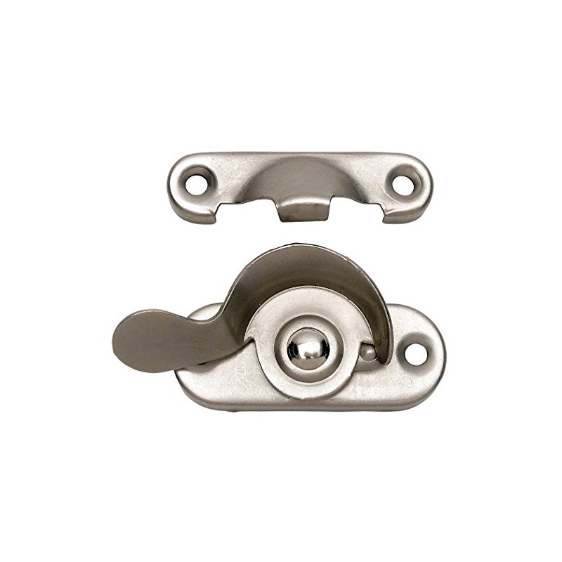 Designers Impressions 53713 Satin Nickel Window Sash Lock