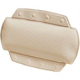 Spirella Cuscino da Bagno Alaska in PVC 32x23 cm Beige