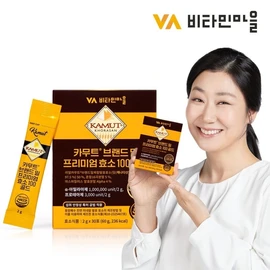 Vitamin Village 1 million potency value Kamut Brand Mill Premium Enzyme 100 Gold 1 box 30 packets / 비타민마을 100만 역가수치 카무트 브랜드밀 프리미엄 효소 100 골드 1박스 30포