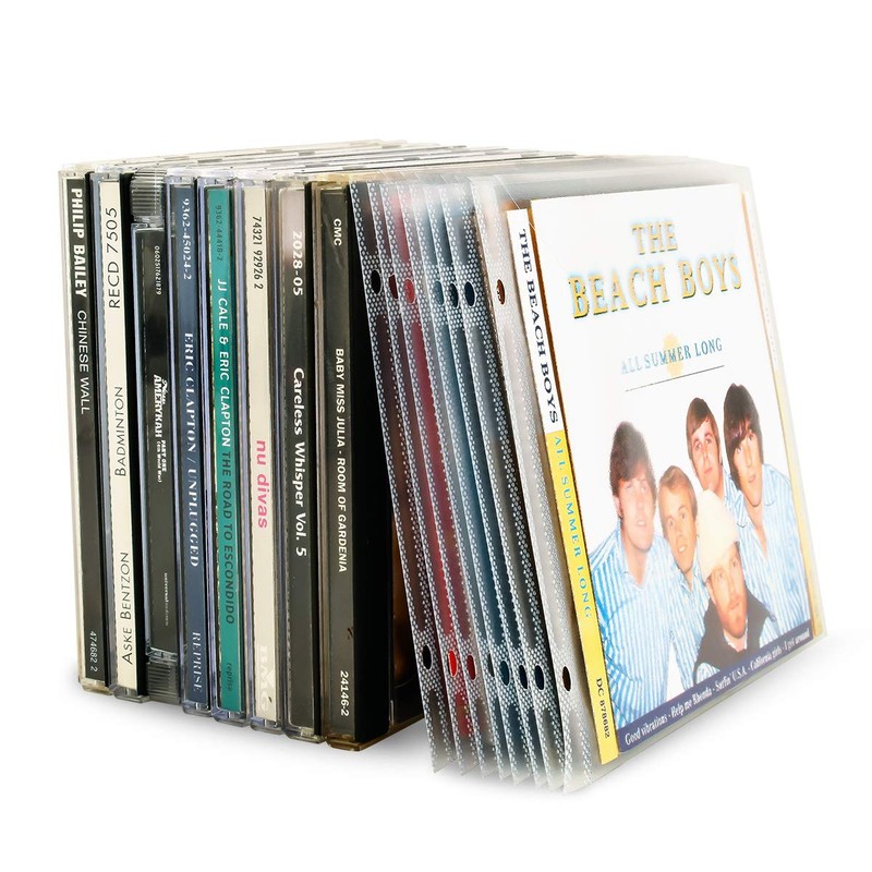 3L CD Cases for Storage - CD Cases Plastic with